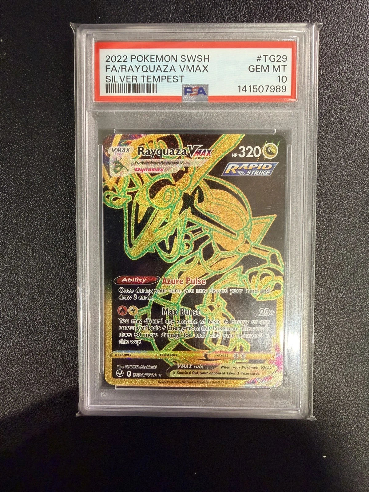 Rayquaza VMAX TG29 Trainer Gallery PSA 10