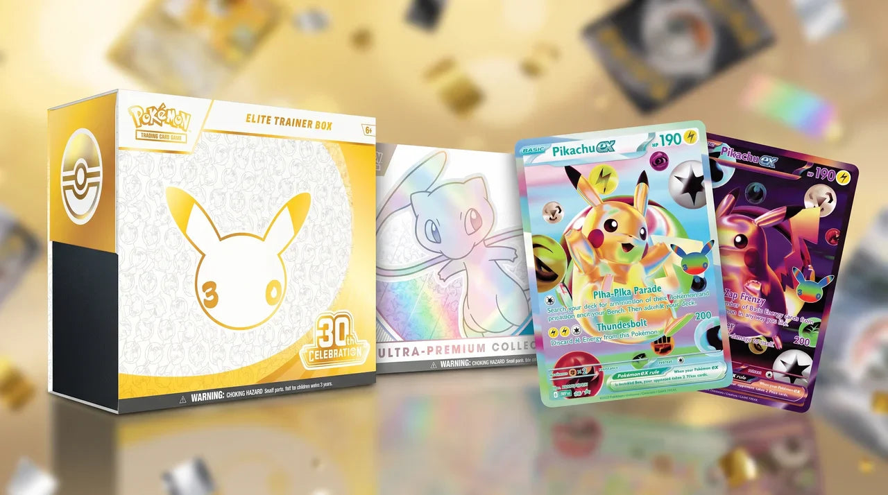 Pok&eacute;mon TCG 30th Celebration collection