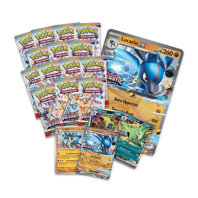 Pokemon TCG Prismatic Evolutions Lucario ex & Tyranitar ex Premium Collection