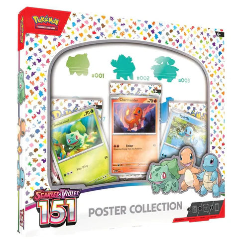 Pokémon TCG: Scarlet & Violet 151 Poster Collection, factory sealed