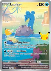 Pokémon TCG: Lapras 131/128 Illustration Rare (30th Celebration) — NM