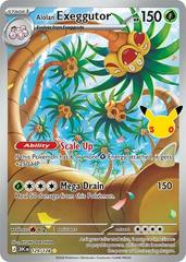 Pokémon TCG: Alolan Exeggutor 129/128 Illustration Rare (30th Celebration) — NM