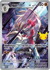 Pokémon TCG: Lycanroc 138/128 Illustration Rare (30th Celebration) — NM