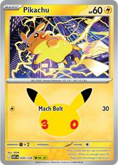 Pokémon TCG: Pikachu 030/128 08/30 (30th Celebration) — NM