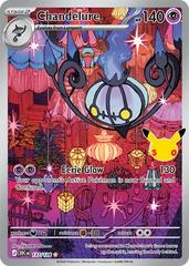 Pokémon TCG: Chandelure 137/128 Illustration Rare (30th Celebration) — NM