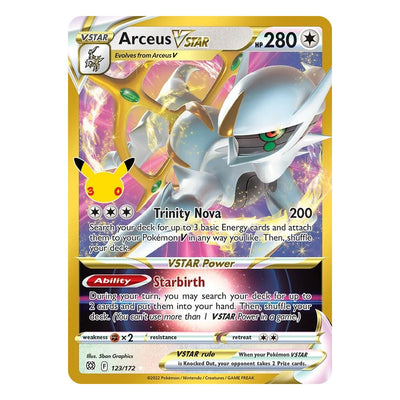 Arceus VSTAR 123/172 Classic Collection from Pokémon TCG: 30th Celebration, Near Mint