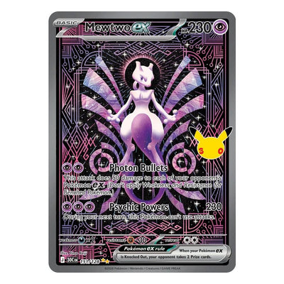 Mewtwo ex 151/128 Special Illustration Rare from Pokémon TCG: 30th Celebration