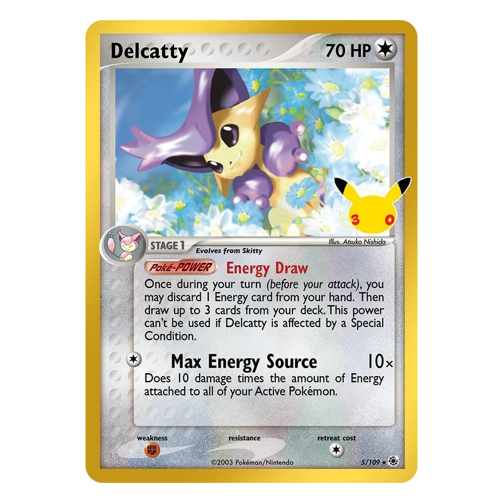 Delcatty 5/109 Classic Collection from Pokémon TCG: 30th Celebration Classic Collection