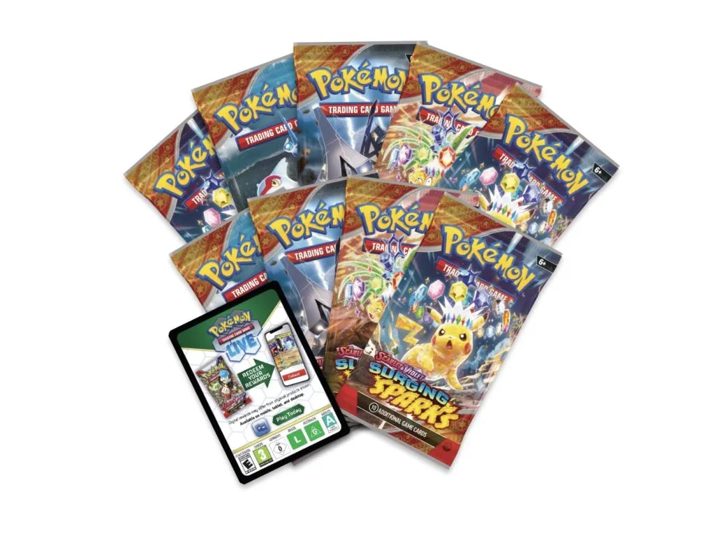 Costco 2-Pack Surging Sparks- Elite Trainer Box & Booster Bundle