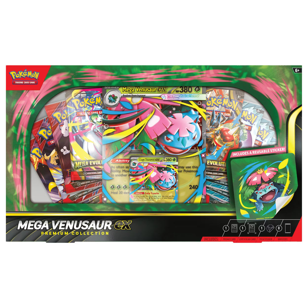 Pokémon TCG: Mega Venusaur ex Premium Collection, product detail