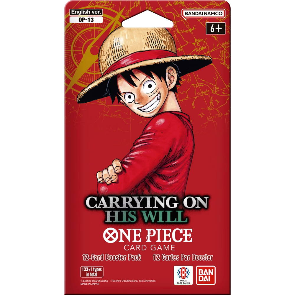 One Piece Card Game: Carrying On His Will Booster Box (Variant 3), factory sealed
