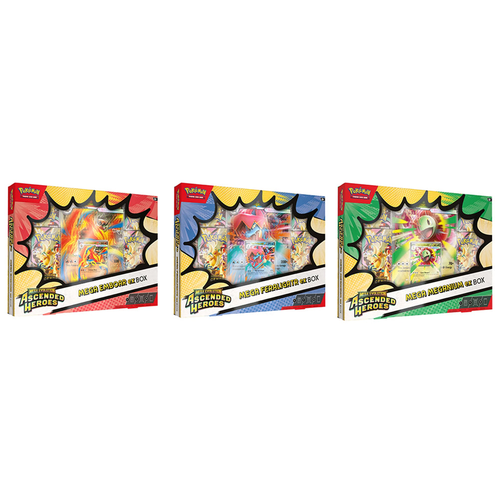 Pokémon TCG Mega Evolution—Ascended Heroes ex Box, sealed (assorted design)