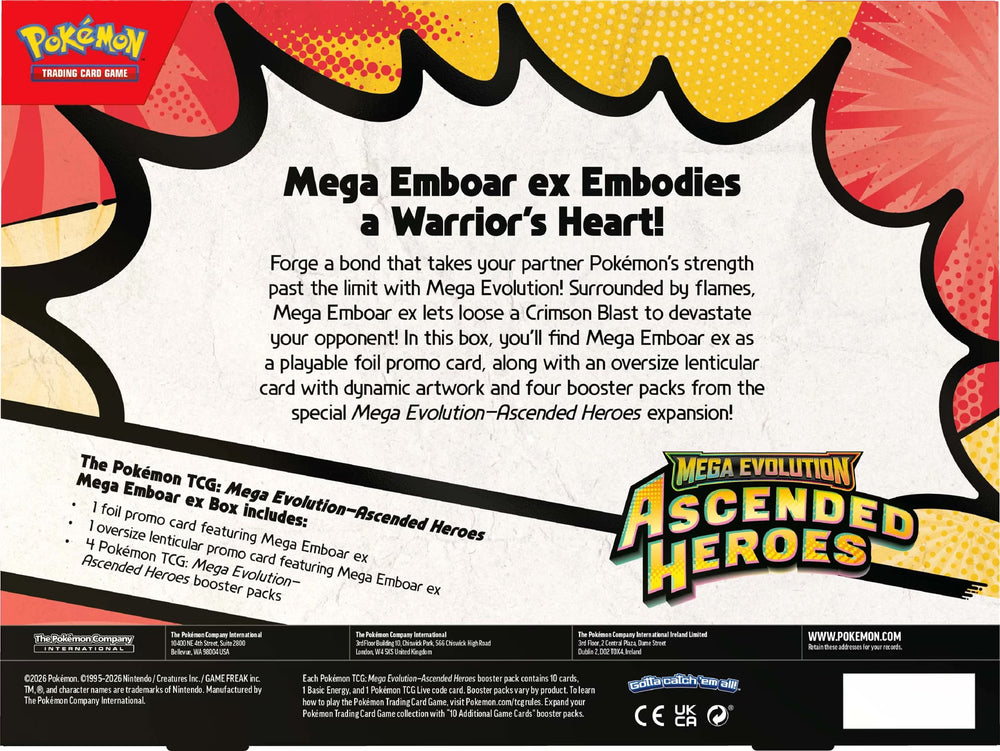 Mega Evolution—Ascended Heroes ex Box, side view