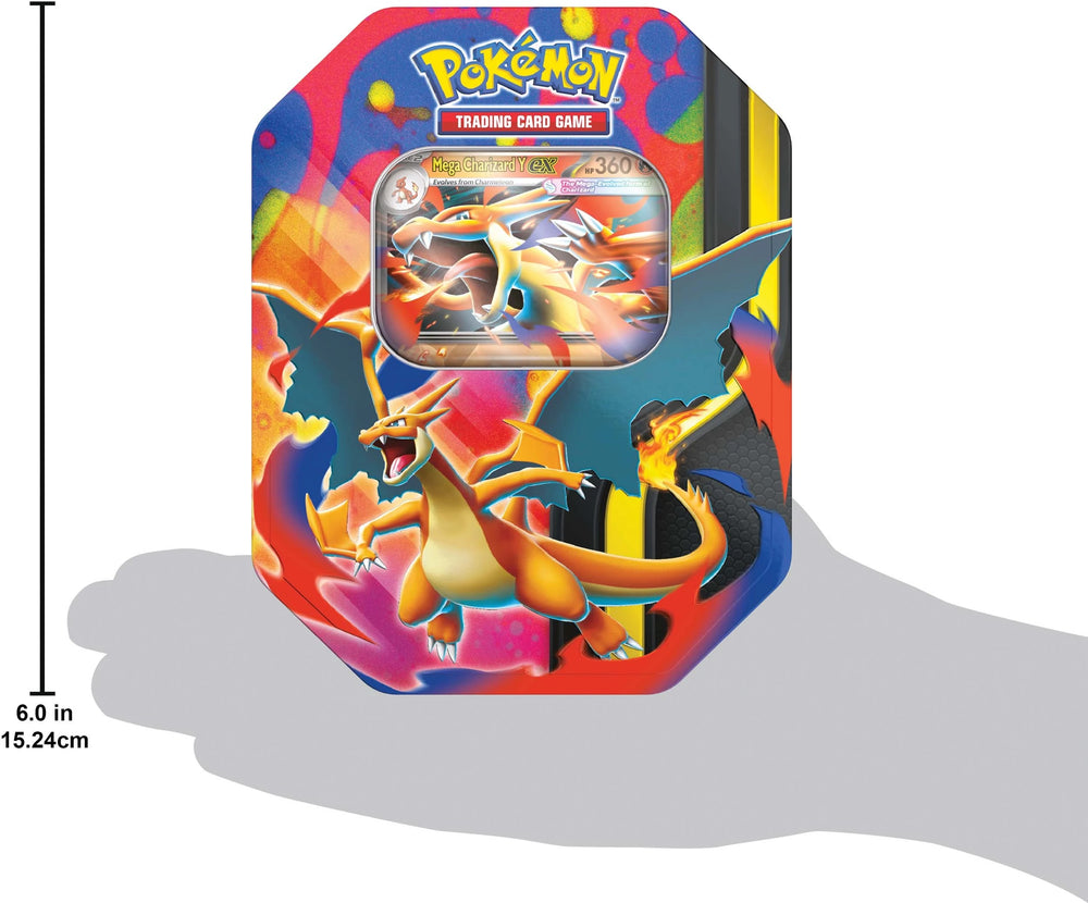 Mega Charizard Tin, alternate view
