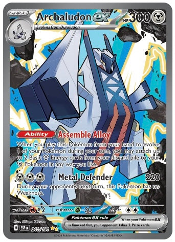 Archaludon ex (Surging Sparks #241/191) – Special Illustration Rare
