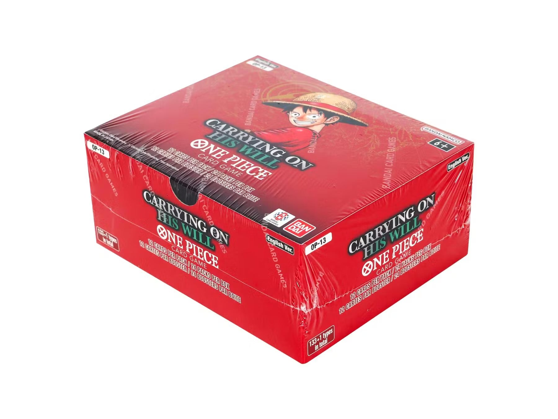 One Piece Card Game - Carrying On His Will OP-13 Booster Box