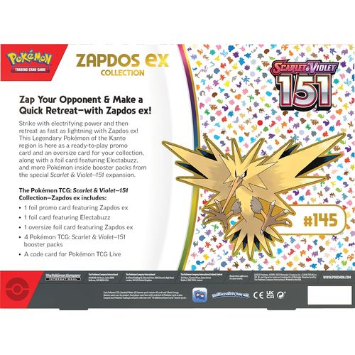 Pokémon TCG: 151 Zapdos ex Collection, view 4