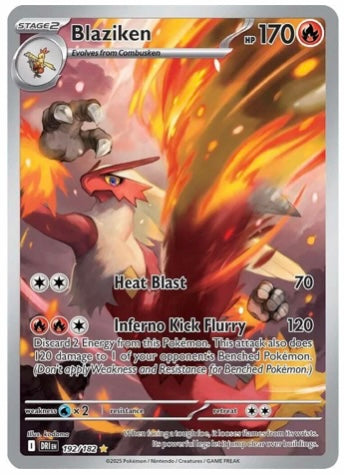 Blaziken (Destined Rivals #192/182) – Illustration Rare