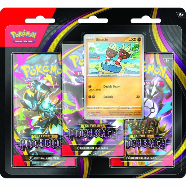 Pokémon TCG: Pitch Black 3-Pack Blister