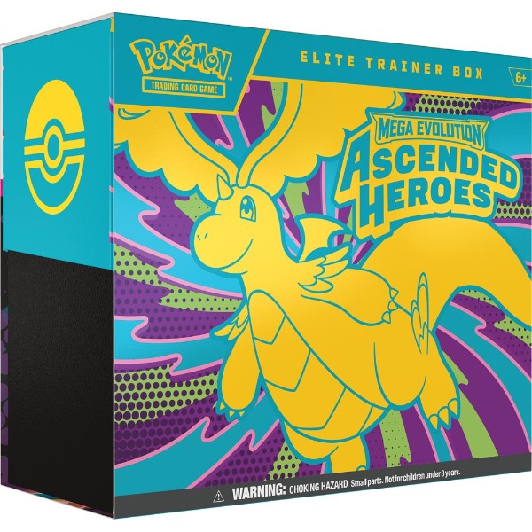 Pokémon TCG Mega Evolution—Ascended Heroes Elite Trainer Box, sealed