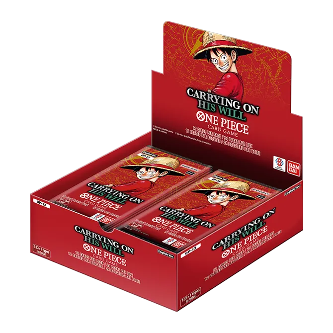 One Piece Card Game: Carrying On His Will Booster Box (Variant 2), factory sealed