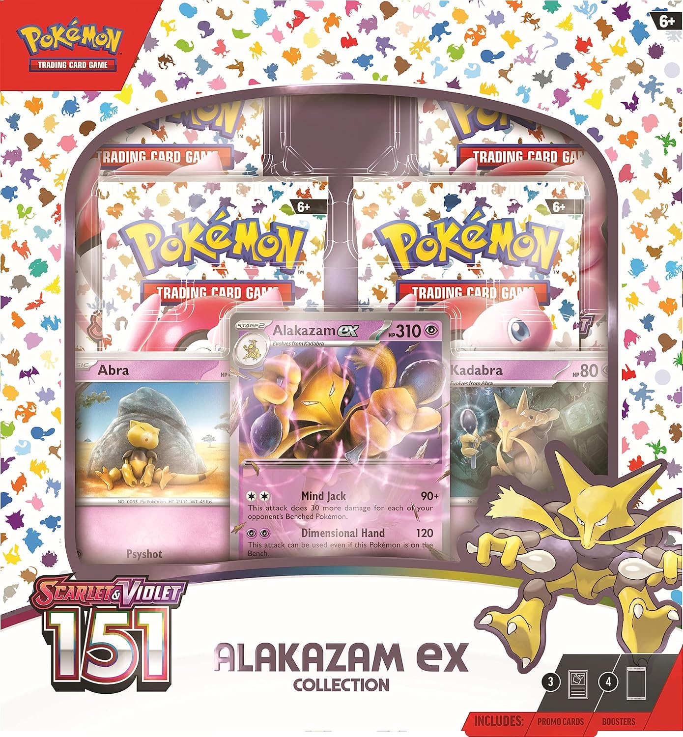 Pokémon TCG Scarlet & Violet - Alakazam EX Collection Box