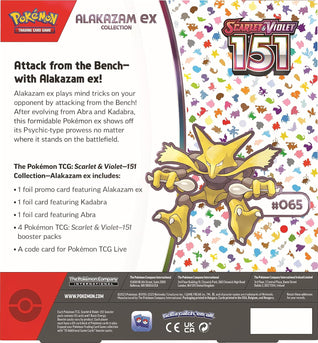 Pokémon TCG: 151 Alakazam ex Collection Box
