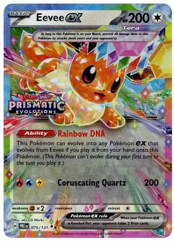 Eevee ex (Prismatic Evolutions Promo #075/131)