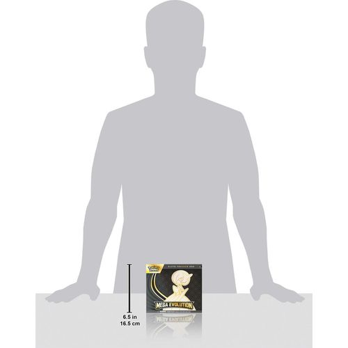 Mega Evolution Elite Trainer Box, Gardevoir design, shown to scale