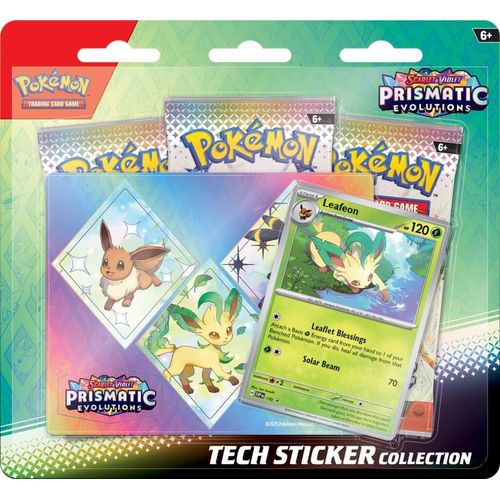 POKÉMON TCG Scarlet & Violet 8.5: Prismatic Evolutions Tech Sticker Collection
