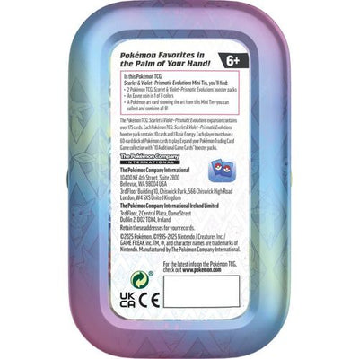 POKÉMON TCG Scarlet & Violet 8.5: Prismatic Evolutions Mini Tin