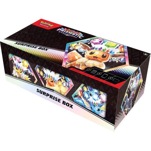 Pokémon TCG Prismatic Evolutions Surprise Box — right side view
