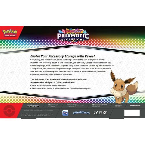 POKÉMON TCG Scarlet & Violet 8.5: Prismatic Evolutions Accessory Pouch