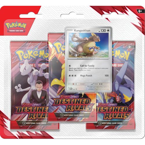 POKÉMON TCG Scarlet & Violet: Destined Rivals Three Booster Blister