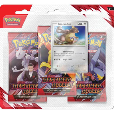 POKÉMON TCG Scarlet & Violet: Destined Rivals Three Booster Blister