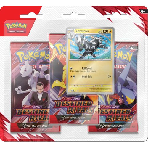 Pokémon TCG: Destined Rivals 3-Pack Blister, product detail