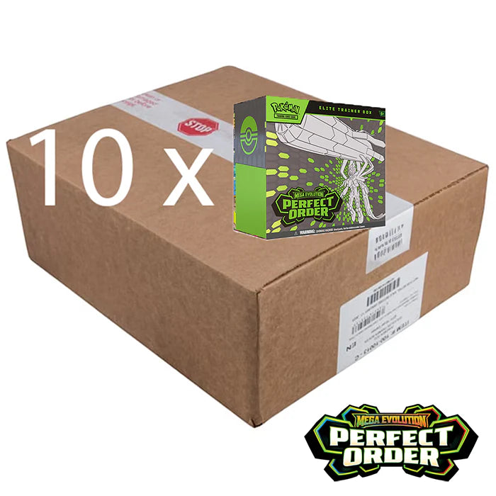 Pokémon TCG: Perfect Order ETB Sealed Case, factory sealed