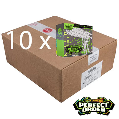 Pokémon TCG: Perfect Order ETB Sealed Case, factory sealed