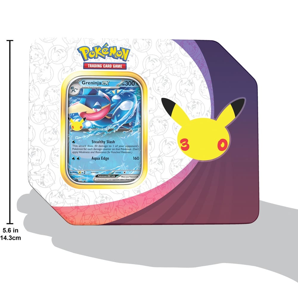 Pokémon TCG: 30th Celebration Booster Tin (5 Packs)