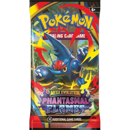 Mega Heracross ex booster pack art from Phantasmal Flames