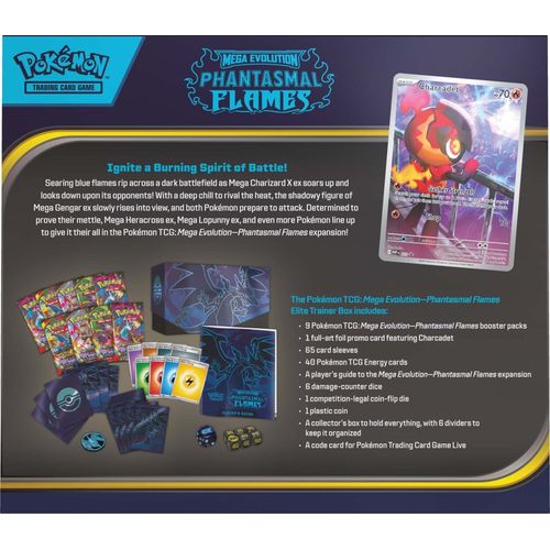 Pokemon TCG: Mega Evolution - Phantasmal Flames Elite Trainer Box (ETB)