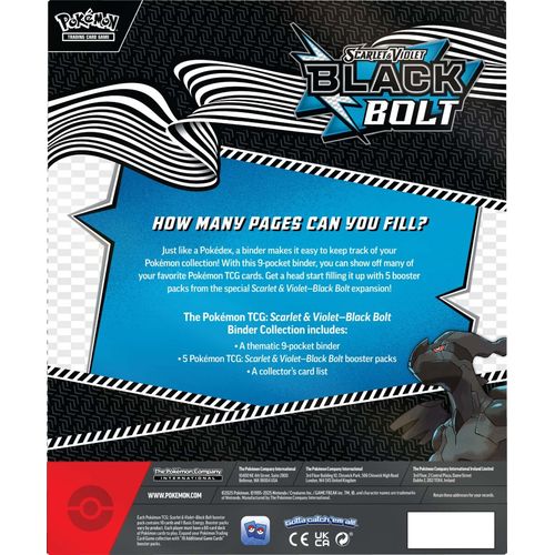 Pokémon TCG: Black Bolt Binder Collection, view 3