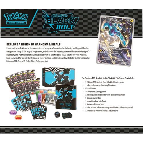 Pokémon TCG: Scarlet & Violet—Black Bolt & White Flare Elite Trainer Box (Pair-ETB)