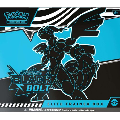 Front of the Black Bolt Elite Trainer Box featuring Zekrom artwork
