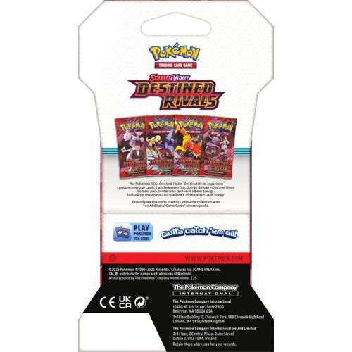 Pokémon TCG: Destined Rivals Blister Pack, view 4