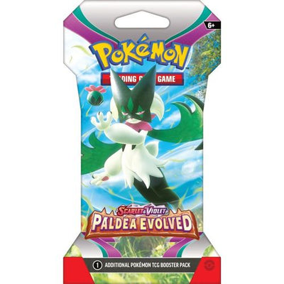 Pokémon TCG: Scarlet & Violet Paldea Evolved Blister Pack, alternate view