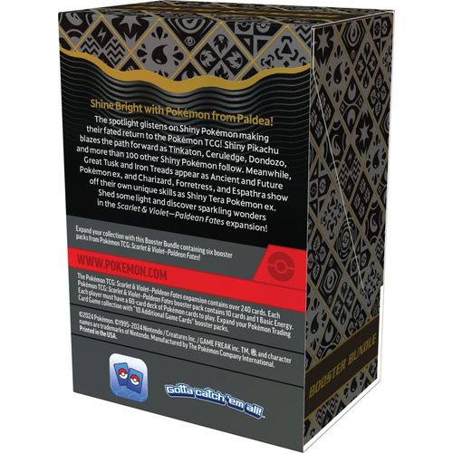 POKÉMON TCG Scarlet & Violet 4.5 Paldean Fates Booster Bundle Box