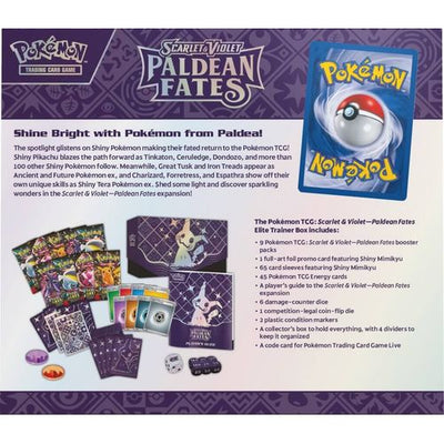 POKÉMON TCG Scarlet & Violet 4.5: Paldean Fates Elite Trainer Box (ETB)