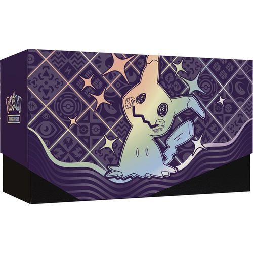 Inner display of the Paldean Fates Elite Trainer Box