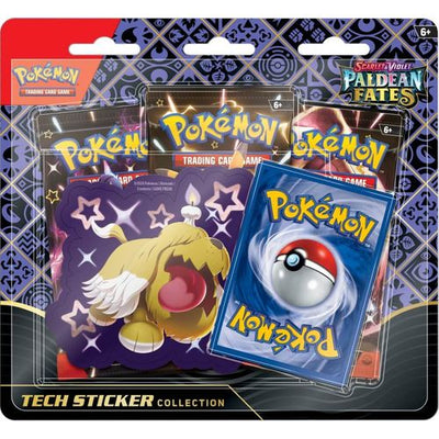 POKÉMON TCG Scarlet & Violet 4.5: Paldean Fates Booster Tech Sticker Blister